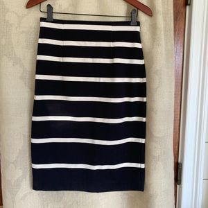 Banana Republic striped pencil skirt